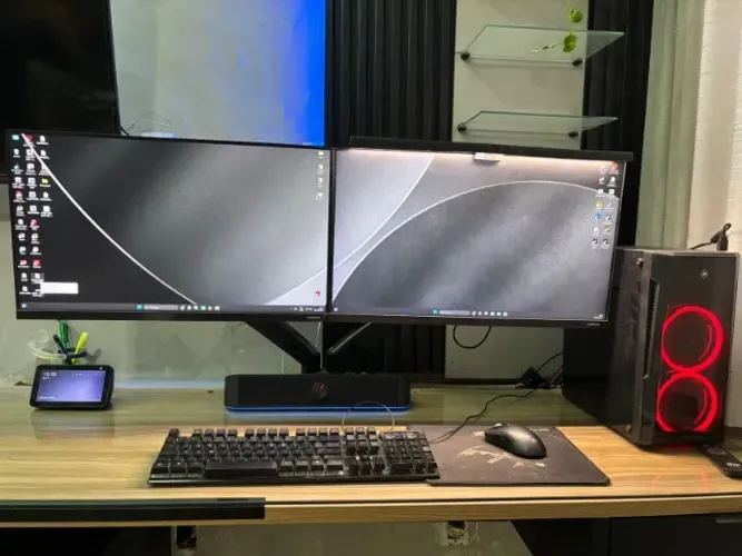 PC Gamer / Workstation Completo + 2 Monitores Samsung 24