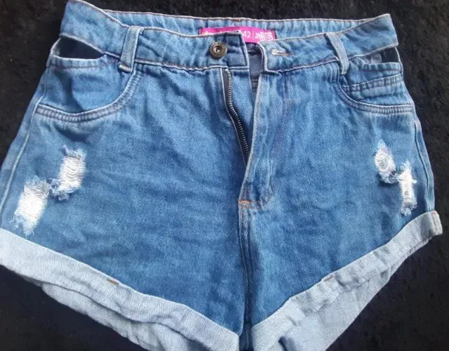Calção jeans