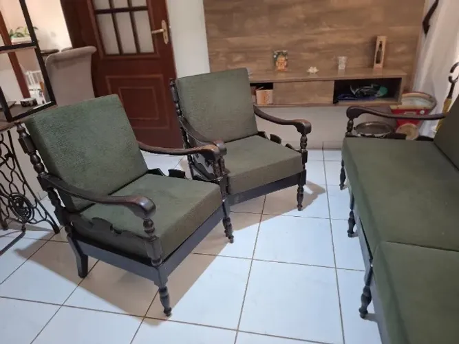 Antiguidade Conjunto de Sofás estilo colonial