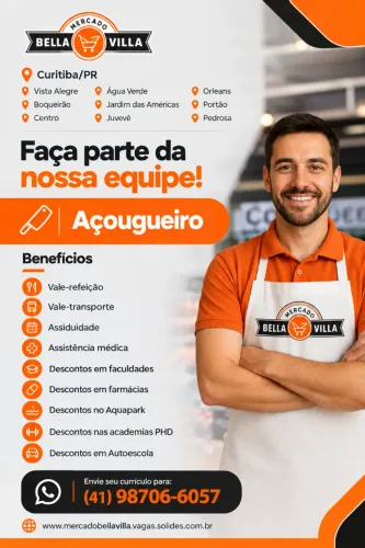 BELLA VILLA CONTRATA | AÇOUGUEIRO