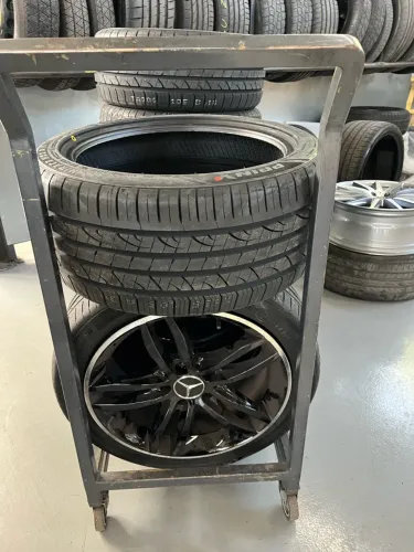 Jogo de rodas Mercedes bens modelo C200/180/etc