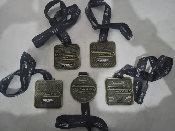 Coleção Medalhas Track&Field Run Series
