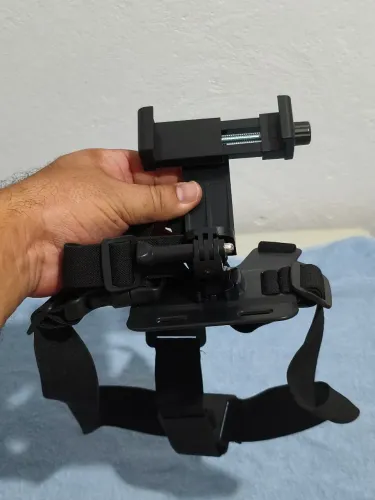 Suporte de Peito Ajustável Para Celular