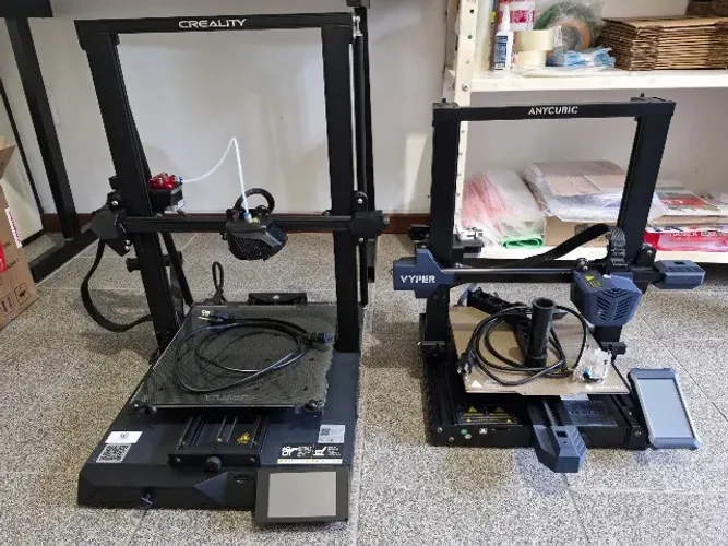 Impressoras 3D Anycubic Vyper e Creality CR-10 Smart