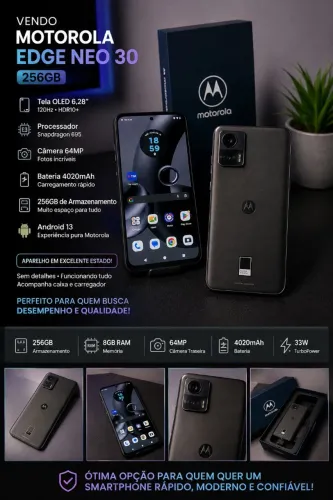 celular Motorola edge neo 30 256gb