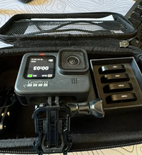 GoPro Hero 9 + Filtros Telesin + Cartão Sandisk 5k