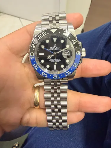 Rolex GMT master II Azul Automático Vidro safira.