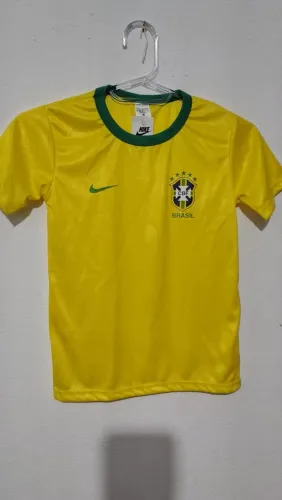 Blusa do Brasil infantil 3d Premium unissex Tam 8 ou 14