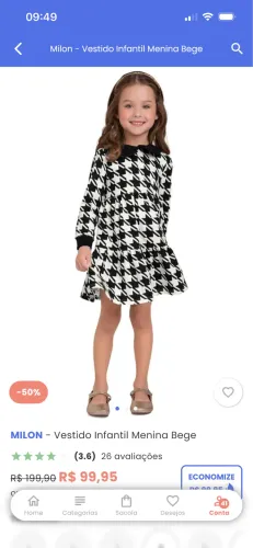 Vestido milon novo
