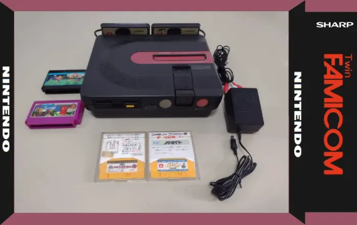 Console Nintendo Famicom Twin Sharp Com 4 Jogos 