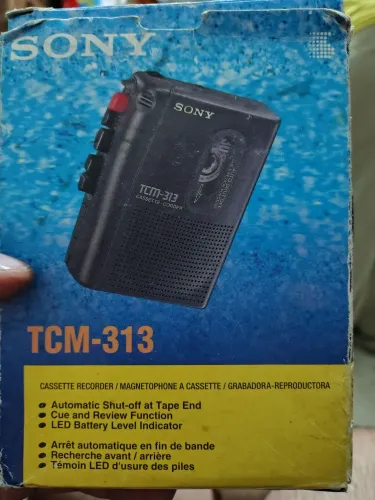 Toca fitas Sony com botão gravador 
