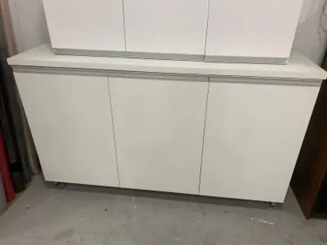 BALCÃO PARA COZINHA BRANCO EM MDF