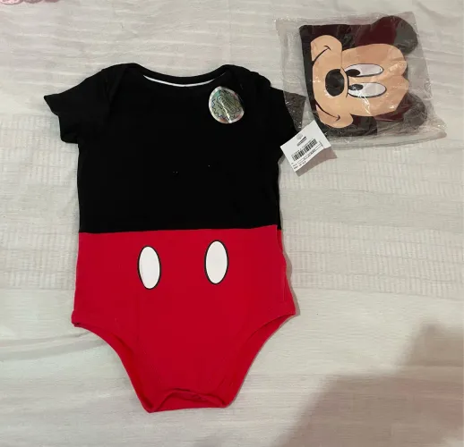 Body novo mickey com acessório