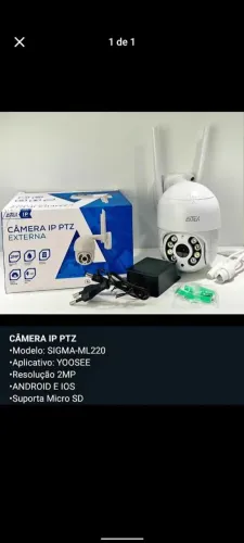 Câmera externa wi-fi 
