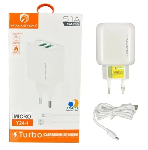 Carregador de Celular 5.1A Turbo TIPO C Carga Rápida Hmaston z1518