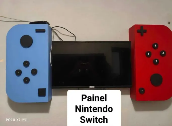 Painel Gamer Nintendo Switch Para TV - Móvel Planejado
