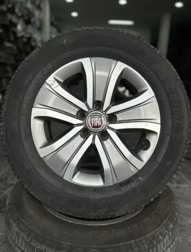 Jogo de rodas Fiat Toro aro 16 Montada