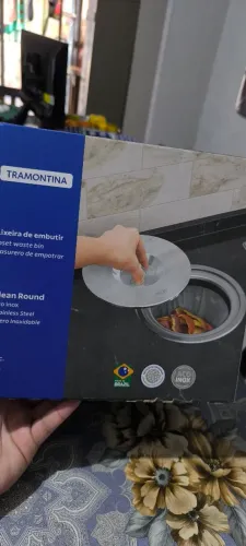 Lixeira de embutir 5l Tramontina