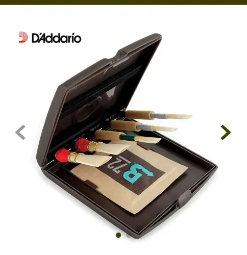Estojo/Case para palheta de fagote ou oboé D'Addario 