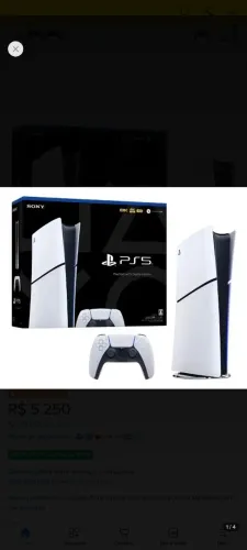 PS5 Slim mídia digital