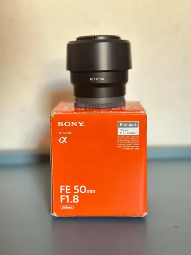  Lente Sony 50mm f1.8 FE 