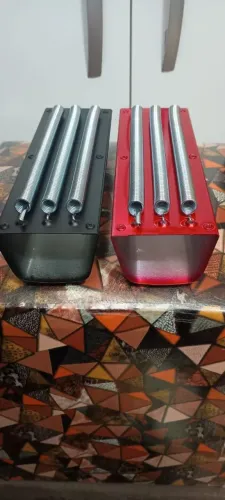 Reco Reco 3 molas Alumínio Profissional samba music na promoção