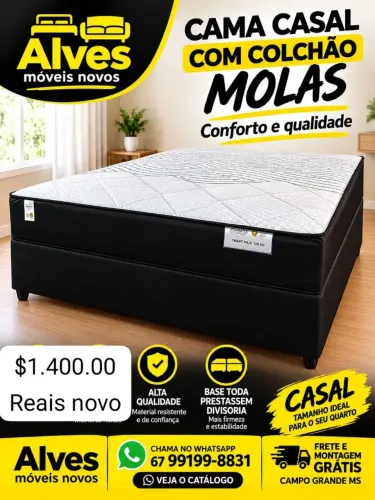 Cama colchão Molas Leia anúncio oferta só sábado