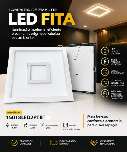 Lâmpada de Led embutir