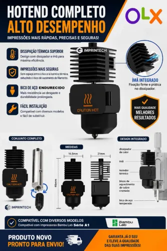 HOTend COMPLETO PARA BAMBU LAB A1/A1 MINI