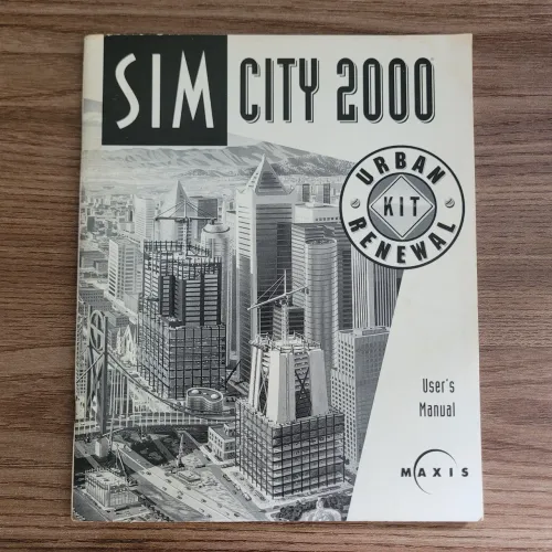 Manual Sim City 2000 - Urban Renewal Kit - Maxis - 1994