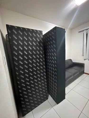 Base de cama casal bipartida