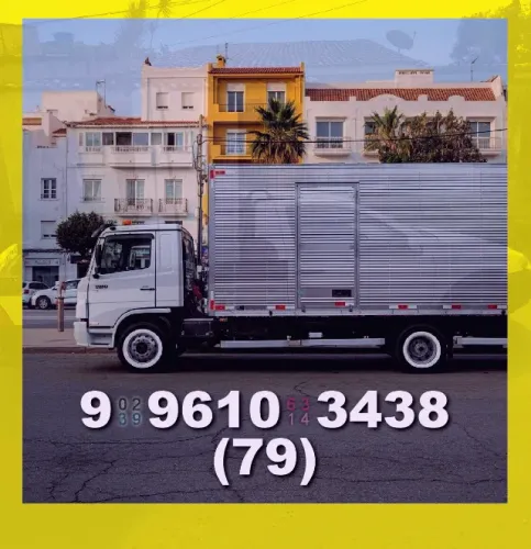 Frete )_para mudanças em bairros como Zona Norte, Aracaju, São Cristóvão! Peça logo!