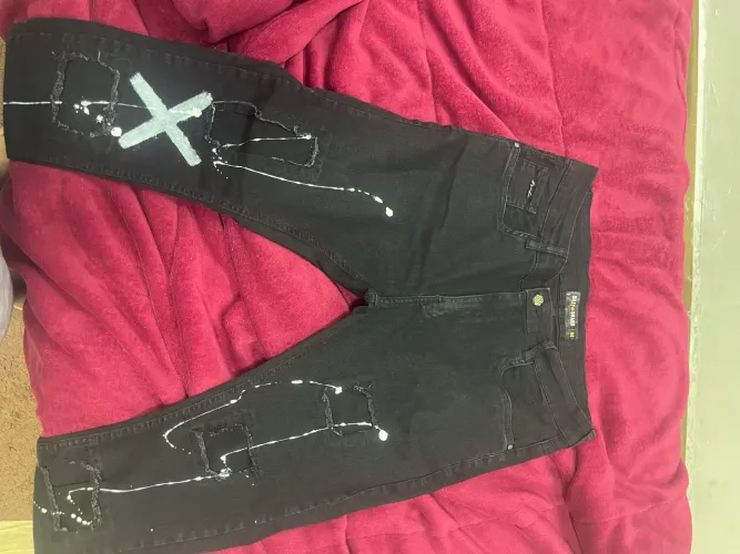 Calça jogador preta, tamanho 44