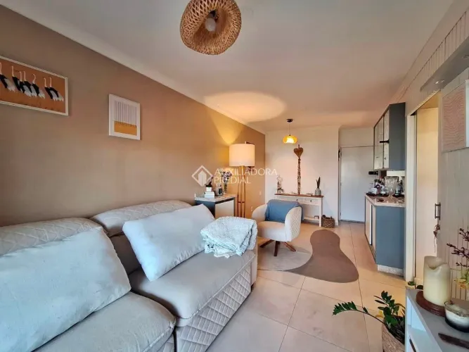 Auxiliadora Predial aluga, apartamento 2 dormitórios, sendo uma suíte, totalmente mobiliad