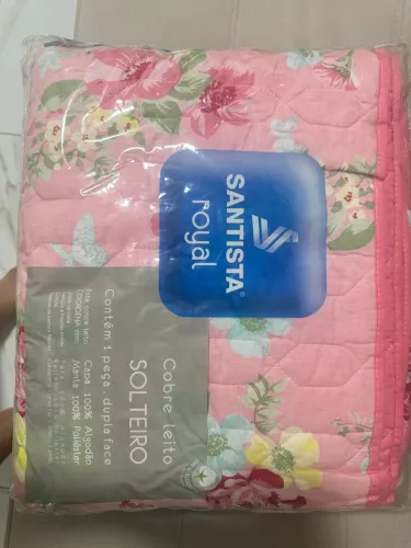 Lençol de  Solteiro Santista Royal - Dupla Face (Novo)