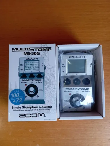 Pedaleira De Efeito Zoom Multistomp Ms-50g Prateado