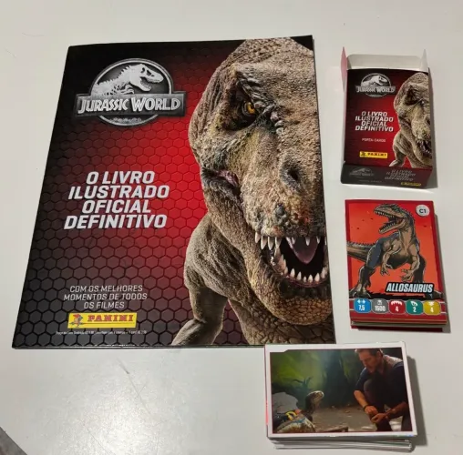 jurassic world 2020 álbum completo de figurinhas. para colar - Panini