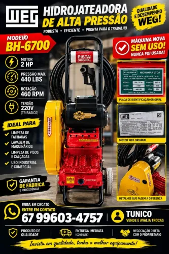 Lavadouro de auto pressão