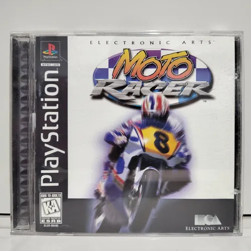 Moto Racer PS1 Original Americano Black Label Completo Playstation 1 Jogo CIB