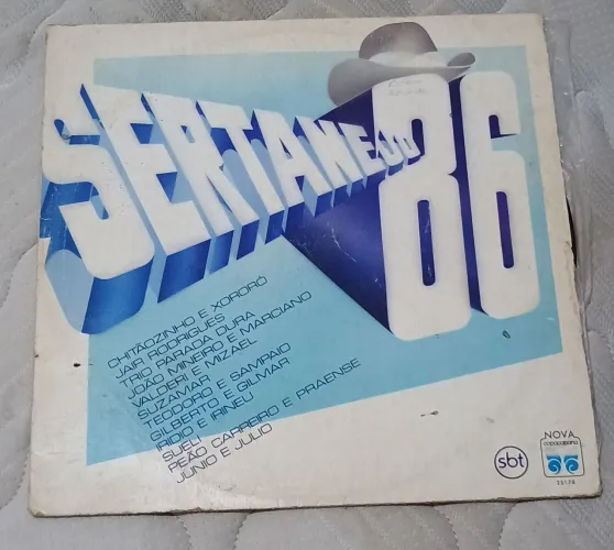 LP Sertanejo 86 - Coletânea Original Anos 80