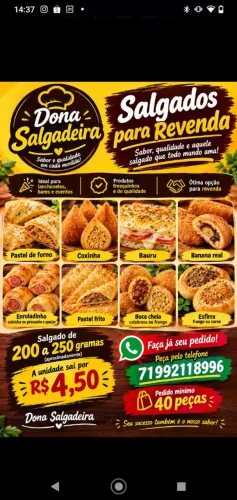Salgados para Revenda