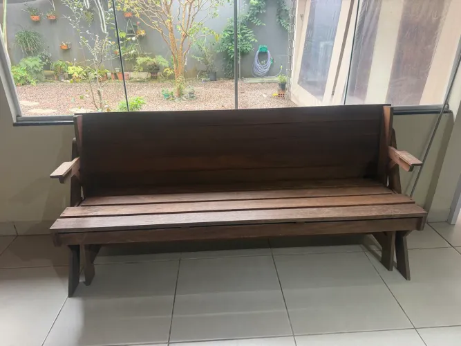 MESA QUE VIRA BANCO 2 mts
