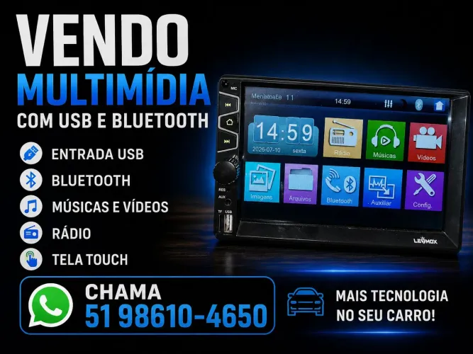 Vendo multimídia chama *
