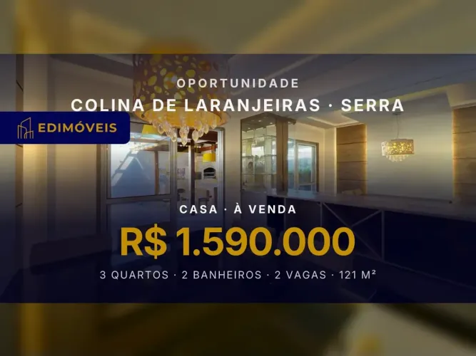 Colina de Laranjeiras| Casa duplex 3 quartos com área gourmet e piscina