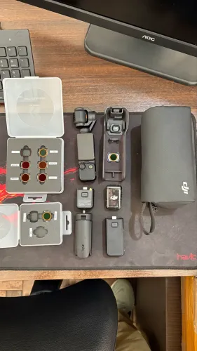 DJI Osmo Pocket 3 + Microfone DJI Mic 2 + Filtros + Acessórios - Kit Completo