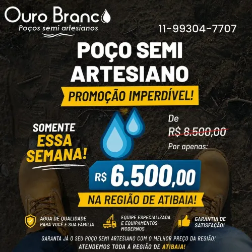 Poço artesiano e semi