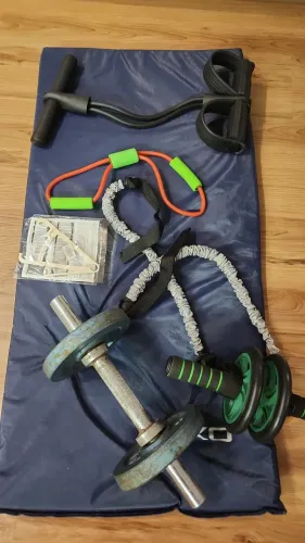 Barra e acessórios musculação