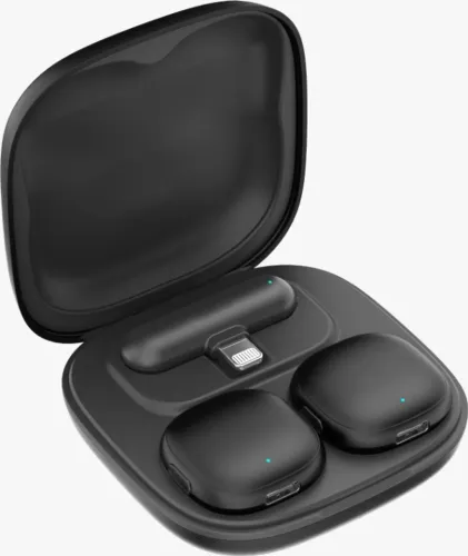 Microfone Para Celular Duplo Para Iphone Entrada Lightning Recarregável Marca H-Rebos
