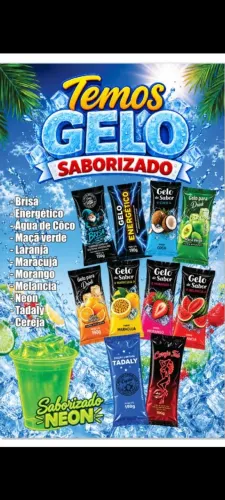 Gelo saborizado 