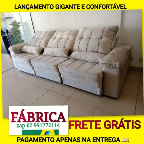 LANÇAMENTO LINDOOoOo SOFÁ RETRÁTIL E RECLINÁVEL DIRETAMENTE DA FÁBRICA